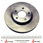 Диск гальмівний (передній) Ford C-Max/ Focus III 10- (278x25) 