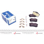 Колодки гальмівні (задні) VW Golf/Passat 83-02/ Peugeot 405 87-96 