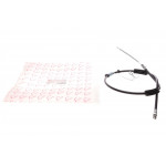 Трос ручника (задній) (L) Ford Transit (V184) 00- 