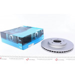 Диск гальмівний (передній) Mitsubishi Lancer 08- (276x26) 