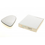 Скло дзеркала (з підігрівом) Toyota Yaris 1.0-1.8 12- (L) 