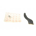 Ролик дверей (бічних/верхній) VW Caddy 03- (R) (з кронштейном) (2K0843436) 