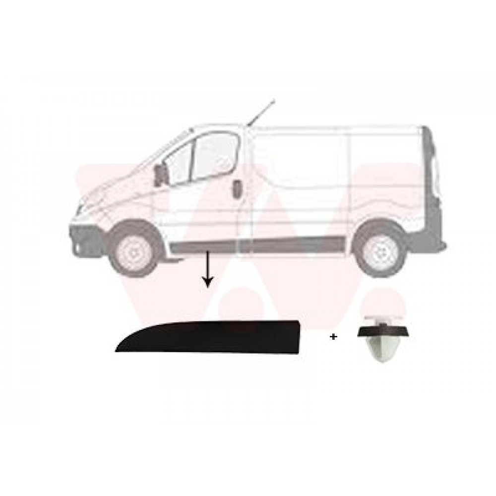 Накладка дверей (передніх/L) Opel Vivaro/Renault Trafic 14-