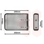 Радіатор пічки Fiat Doblo 01- 