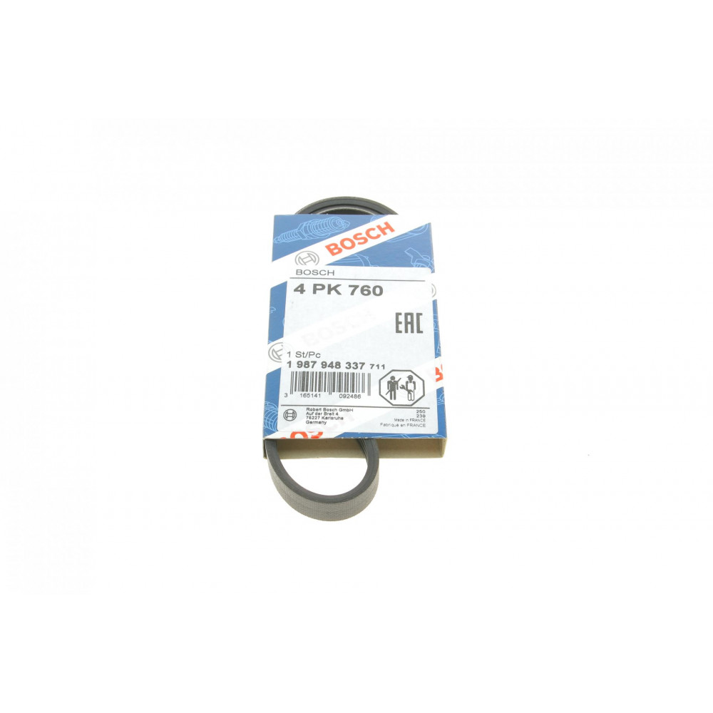 Ремінь генератора Opel Agila 1.0/1.2 08-14/Suzuki Swift 1.2 10- (4PK760)
