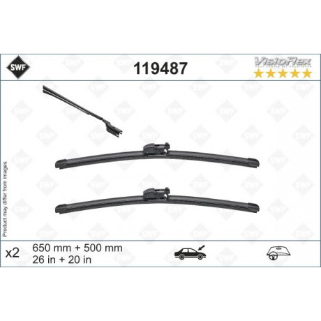 Щітки склоочисника (650/500 мм) BMW X3 (G01/F98)/Jaguar E-Pace 17-