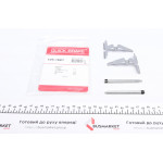 Планка супорта (заднього) прижимна (к-кт) MB C-class (W203)/CLK (C208/C209) 07-11 (Ate) 