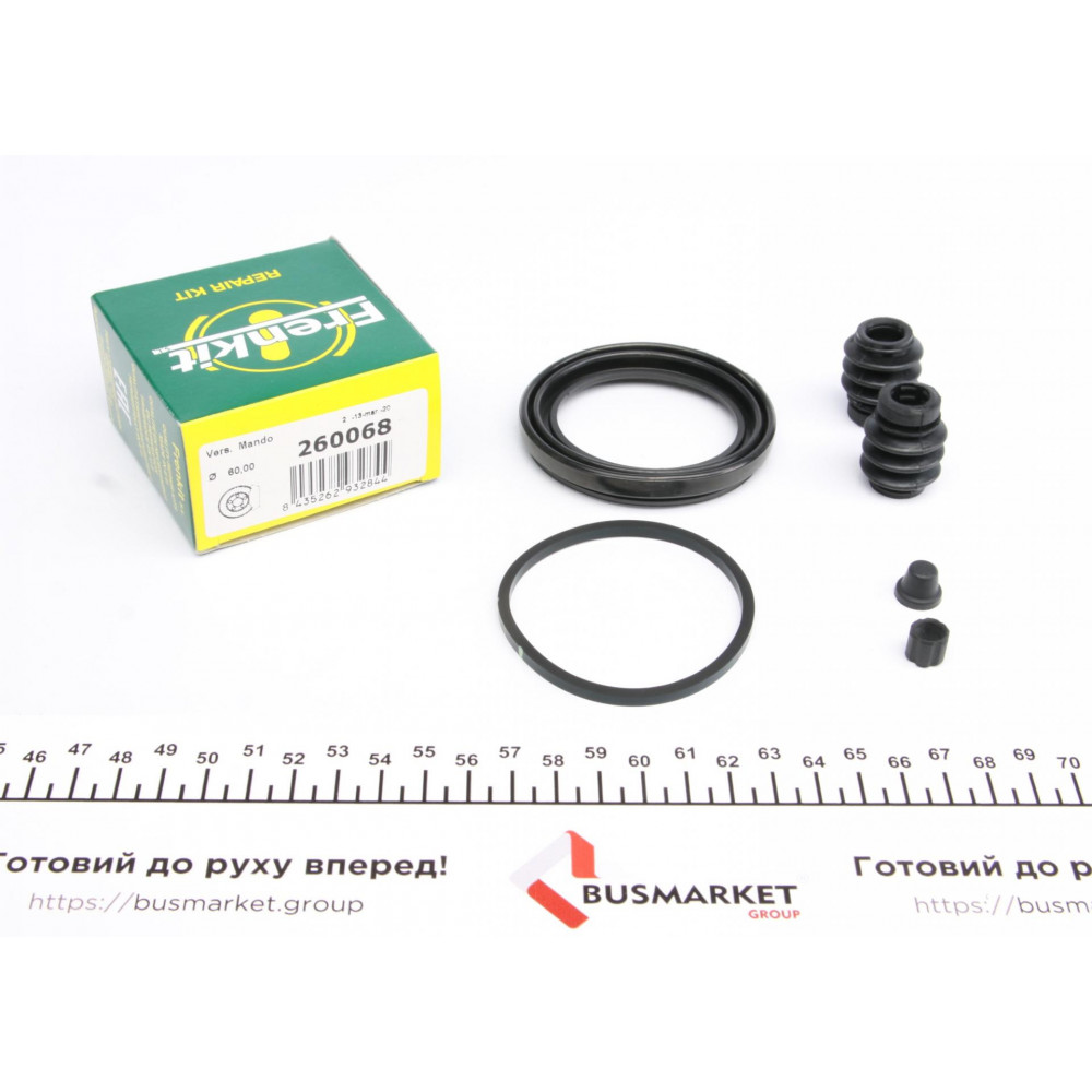 Ремкомплект супорта (переднього) Hyundai Grandeur 05- (d=60mm) (Mando)