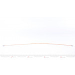 Трубка гальмівна 0.96м 