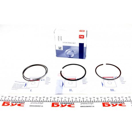 Кільця поршневі Citroen Jumper/Peugeot Boxer/Expert 1.9D (83.00mm/STD) (2-2-3) = 8937230000