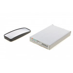 Скло дзеркала MB Sprinter/VW Crafter 06- (R) (нижнє) (круглий кріплення) (з'єдн. OEM/IAM) 