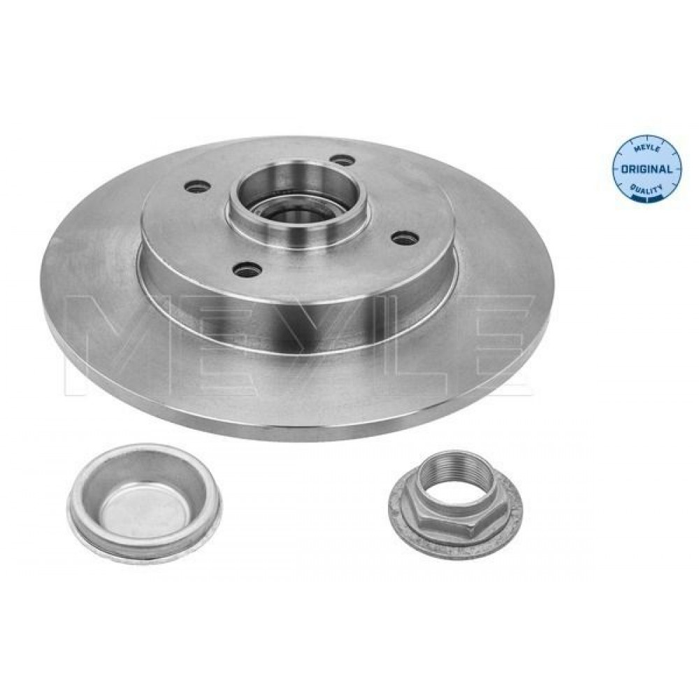 Диск гальмівний (задній) Citroen C3 09-/C4/Peugeot 307/207 04-/208 12- (249х9 (+ABS) (з підшипником)