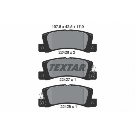 Колодки гальмівні (задні) Toyota Camry 2.2-3.0 i 91-01 (Akebono)