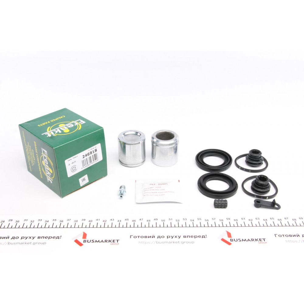 Ремкомплект супорта (переднього) Kia Sorento 06- (d=46mm) (+2 поршня) (Kasko)