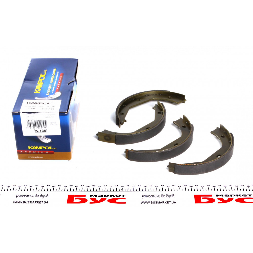 Колодки ручника BMW 3 (E46/E90-93)/5 (E39) 95-04 (185x20)