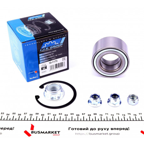 Підшипник маточини (передньої) Skoda Octavia -03/VW Bora/Golf IV/Amulet (40x74x40)(к-кт)