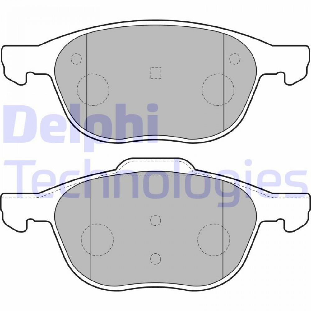 Колодки гальмівні (передні) Ford Focus/Kuga/Connect/Mazda 3/5/Volvo C30/C70/S40 03- (Continental)