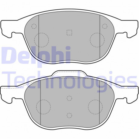 Колодки гальмівні (передні) Ford Focus/Kuga/Connect/Mazda 3/5/Volvo C30/C70/S40 03- (Continental)
