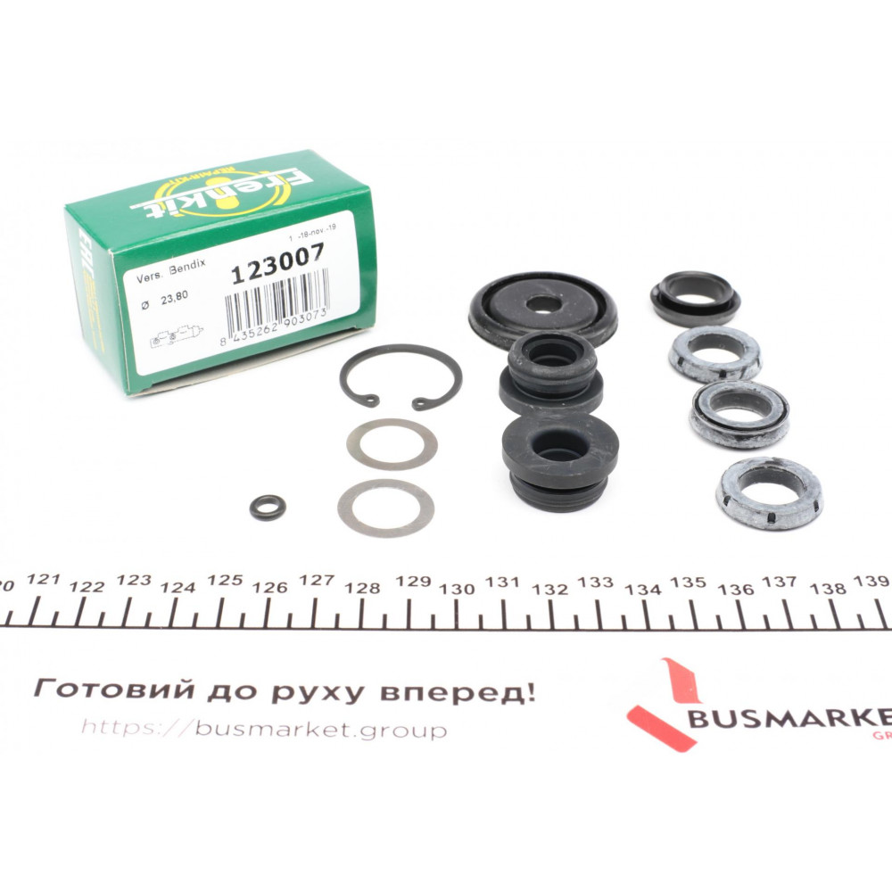 Ремкомплект циліндра гальмівного (головного) Ford Transit 86-91 (d=23,8mm) Bdx