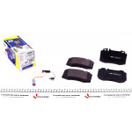 Колодки гальмівні (передні) MB C-class (W203)/E-class (W211)/S-class (W220) 00-09 (+датчики) 