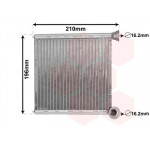 Радіатор пічки VW Golf/Passat/Audi A3/Skoda Octavia 12- 