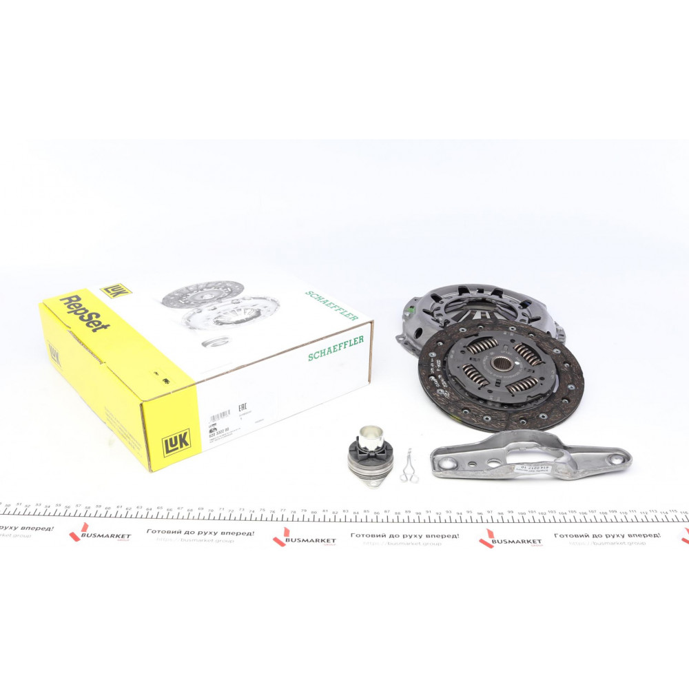 Комплект зчеплення VW Golf V/VI 1.4 16V 03-13 (d=200mm) (+вижимний)