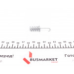 Пружина колодки гальмівної барабанної MB S-class (W116/W126) -93 (44.5x1.7) 