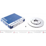 Диск гальмівний (передній) Skoda Octavia/Fabia/Roomster 06- (256x22) 