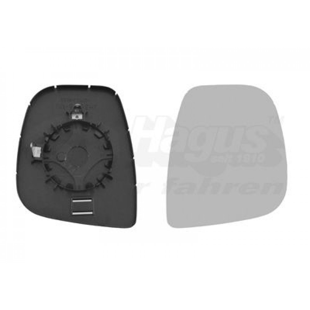 Скло дзеркала Citroen Berlingo/Peugeot Partner 08- (R)