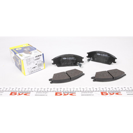 Колодки гальмівні (передні) Hyundai Accent I/II 94-05/Getz 02-10/Elantra 90-00/Pony 85-95