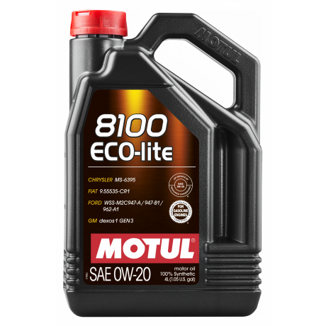 Олива 0W20 ECO-lite SAE 8100 (4L) GM dexos1 GEN3(108535)