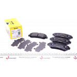 Колодки гальмівні (передні) Nissan Qashqai/X-Trail 07- (Akebono) (141.9x58.6x16.8) 