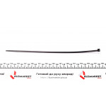 Кабельна стяжка/хомут (280х4.5) пластикова (чорна) 