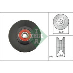 Ролик генератора Mitsubishi Pajero 3.2 DI-D 00-06 (натяжний) (83x19) 