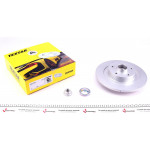 Диск гальмівний (задній) Renault Laguna III 08- (300x11) (+ABS) (з підшипником) PRO 