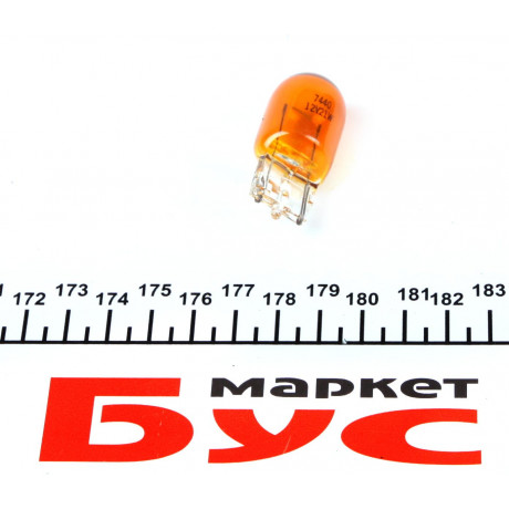 Автолампа WY21W 12V 21W W3x16d (без цоколя, велика/жовта)
