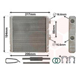 Радіатор пічки Renault Laguna III 07-15 (+AC) 