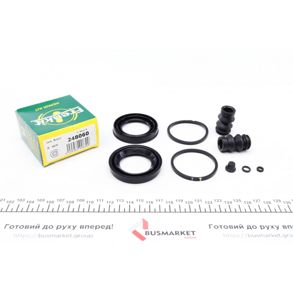 Ремкомплект супорта (переднього) Ford Transit 00-06 (d=48mm) (Bosch)