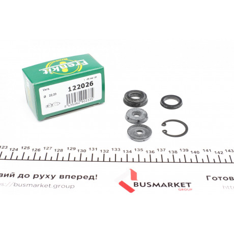 Ремкомплект циліндра гальмівного (головного) Opel Vectra A (d=22,2/23.8mm) Delc