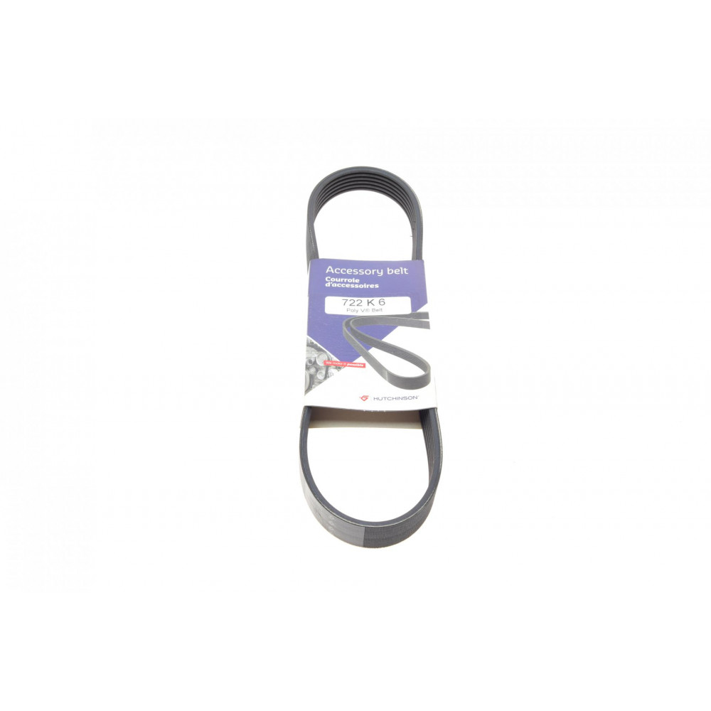 Ремінь генератора Citroen Berlingo/Jumper/Jumpy/Fiat Ducato/Scudo/Peugeot Boxer/Expert (6PK722)