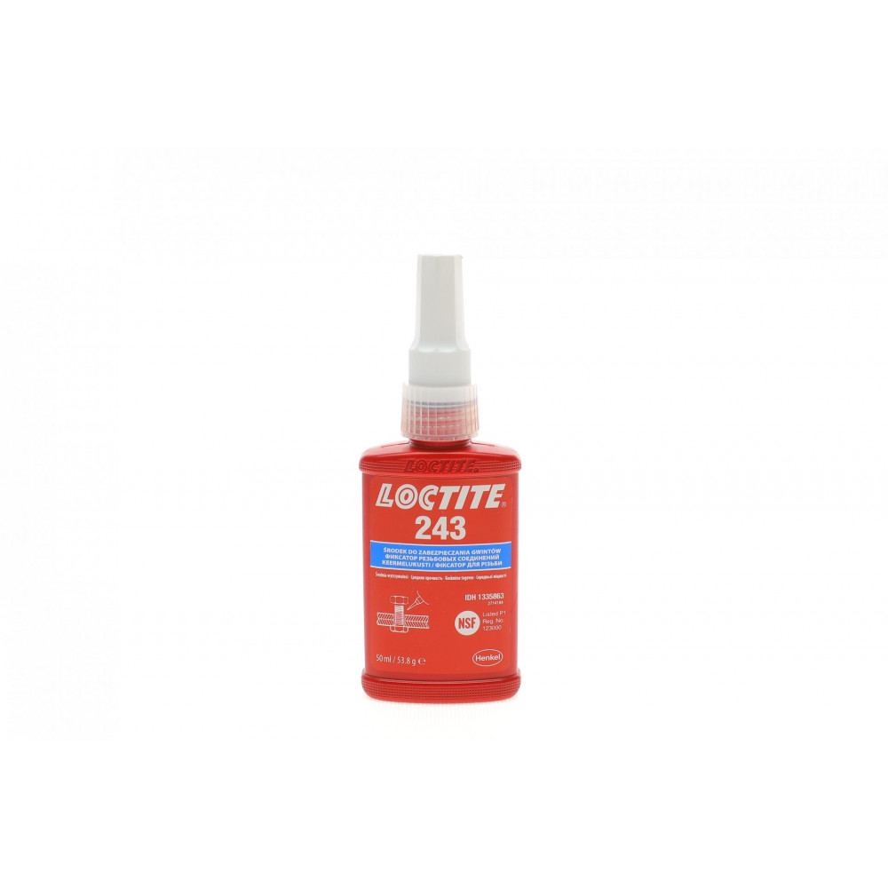 LOCTITE 243 BO 50ML Фіксатор різьби (синій) (середньої фіксації), макс. діаметр різьби М36