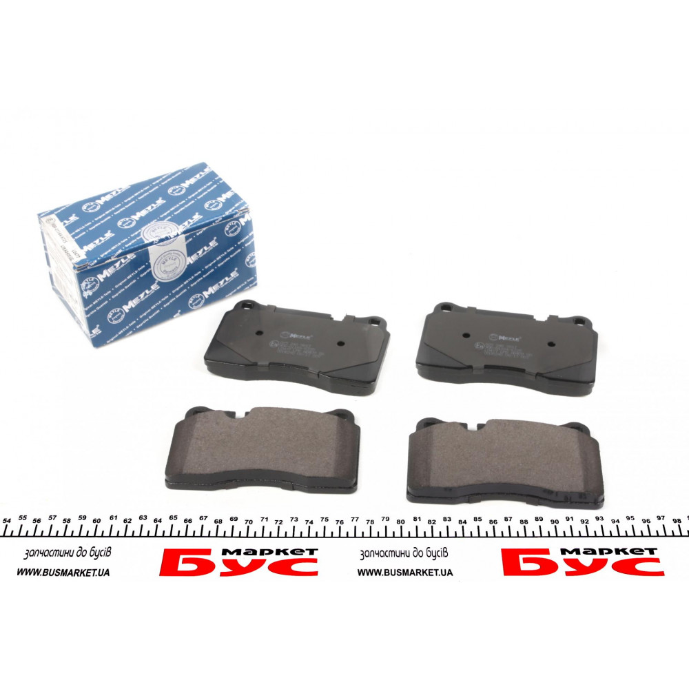 Колодки гальмівні (передні) VW Touareg 02- (Brembo)