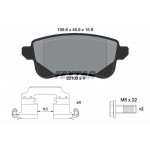Колодки гальмівні (задні) Renault Megane IV/Scenic III 09- (Lucas) Q+ 