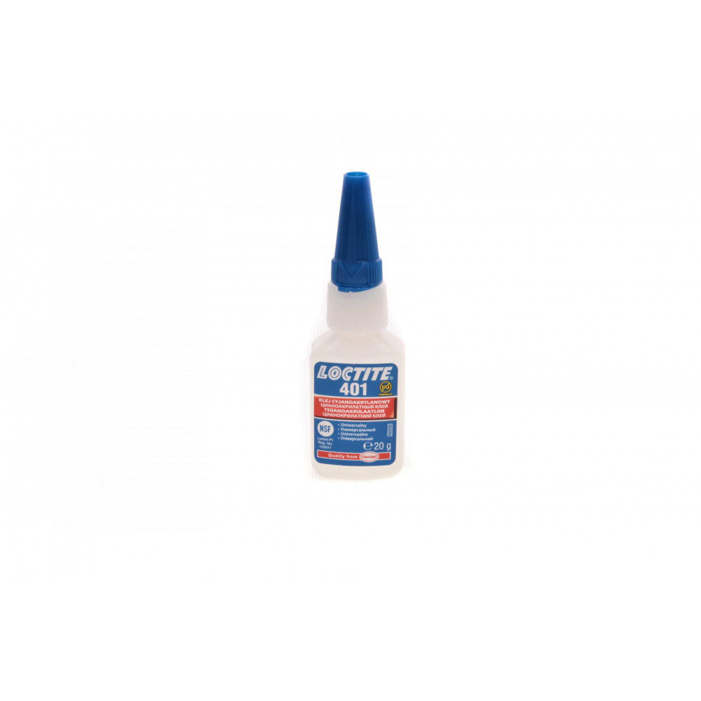 LOCTITE 401 BO20G UA суперклей універсальний (-40 до +120°С) пониженої в'язкость