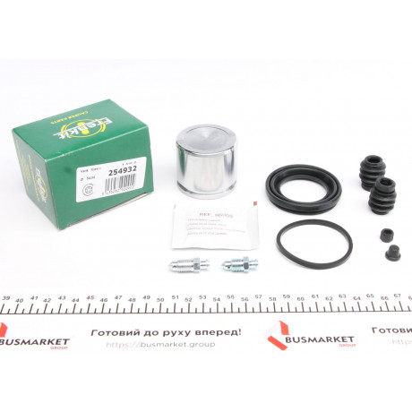 Ремкомплект супорта (переднього) Honda Civic 91- (d=54mm) (+поршень) (Nih)