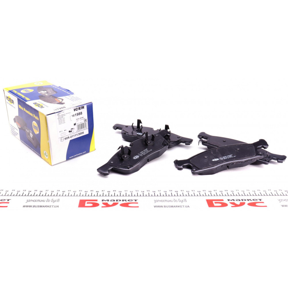 Колодки гальмівні (передні) MB M/GLE/GL/GLS-class (W166/X166) 11-19/Jeep Grand Cherokee 10-