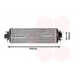 Радіатор інтеркулера Renault Trafic 2.5 dCi 01- 