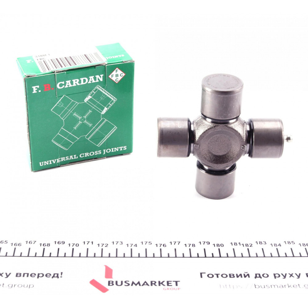 Хрестовина кардана MB 609 (31x88.2) (з масленкою) (INA)