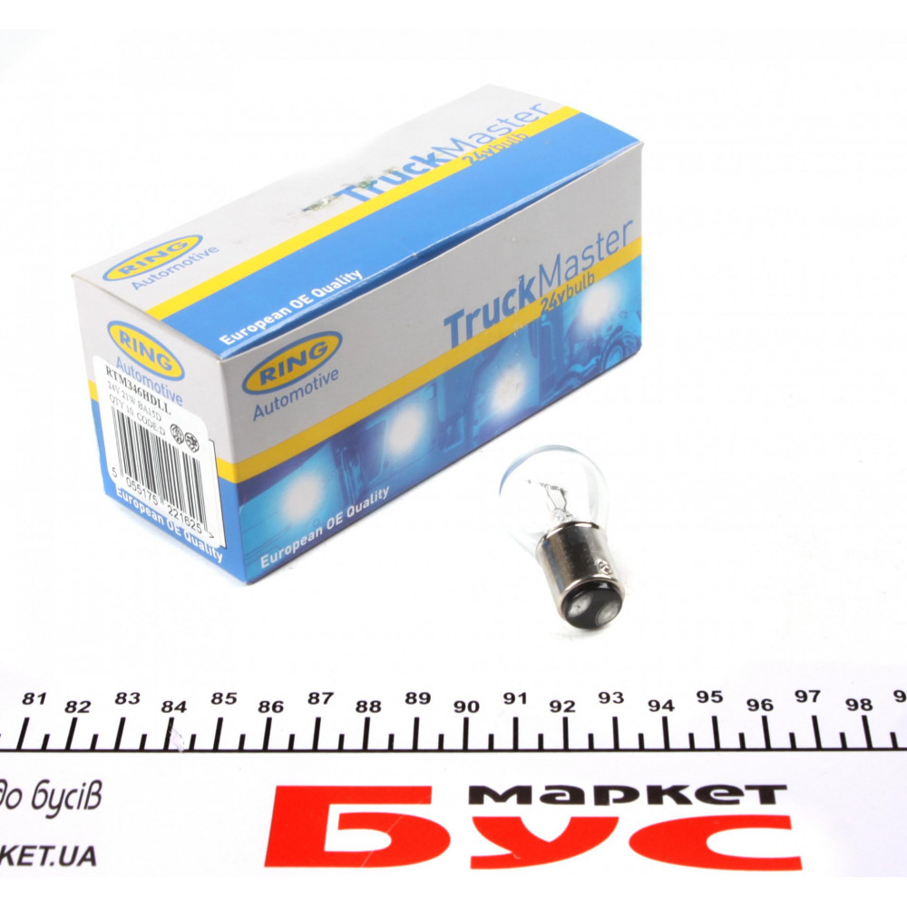 Автолампа P21W 24V 21W BA15d (SBC) Truckmaster Heavy Duty/Long Life