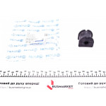 Втулка стабілізатора (заднього) Dacia Duster 1.5dCi/1.6 16V 10- (d=11mm) 